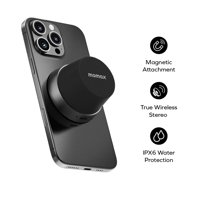 اسپیکر بلوتوثی مغناطیسی مگ سیف مومکس Momax 1-Vibe